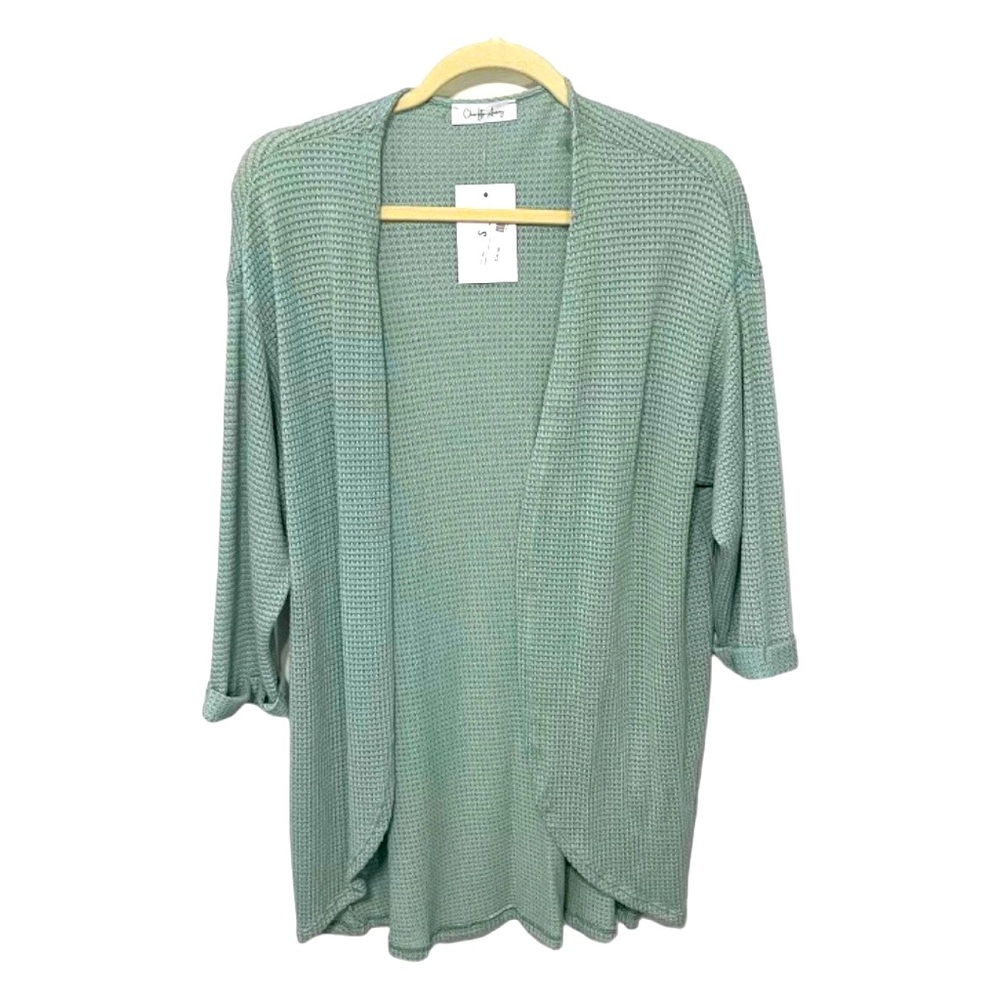 NWT Charlotte Avery Sage Loose Knit Cardigan
